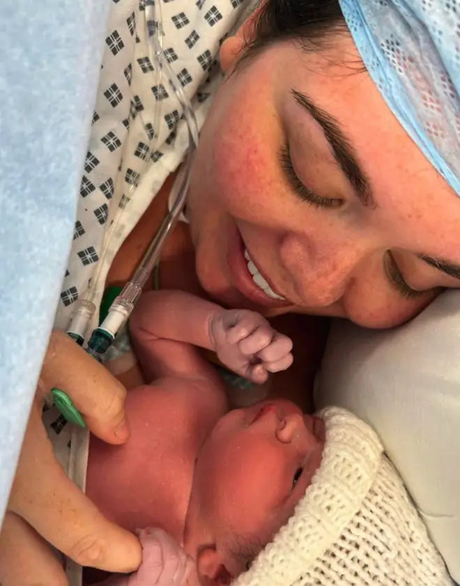 Scarlett Moffatt has welcomed her first baby