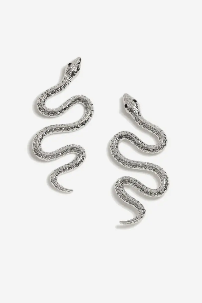 Topshop are selling a pair of snake earrings