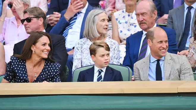 The Prince and Princess of Wales attend Wimbledon 2022 with their eldest child, Prince George