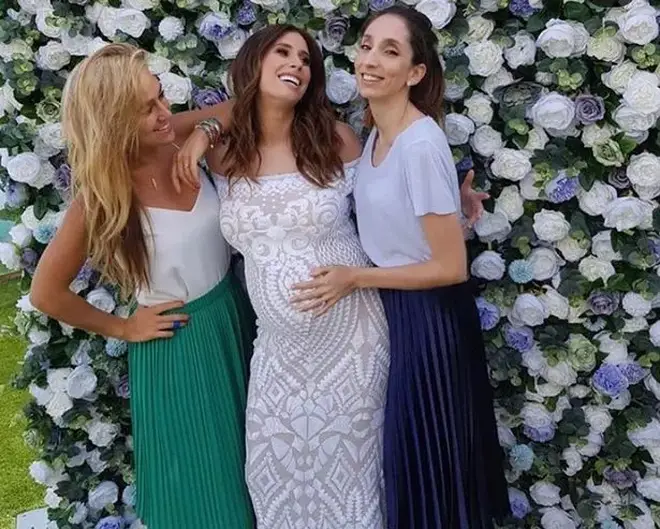 Stacey Solomon and her sisters Samantha and Jemma