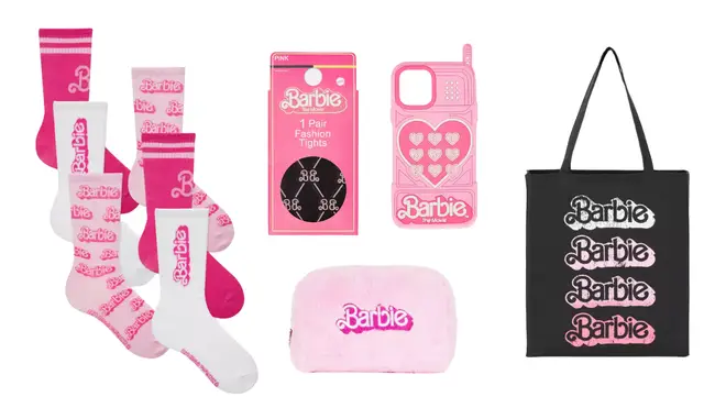 Primark's Barbie collection includes socks, phone cases, makeup bags and even tights
