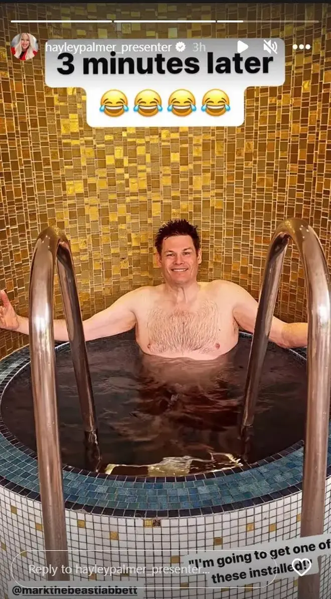 Mark Labbett enjoyed a spa trip with his girlfriend