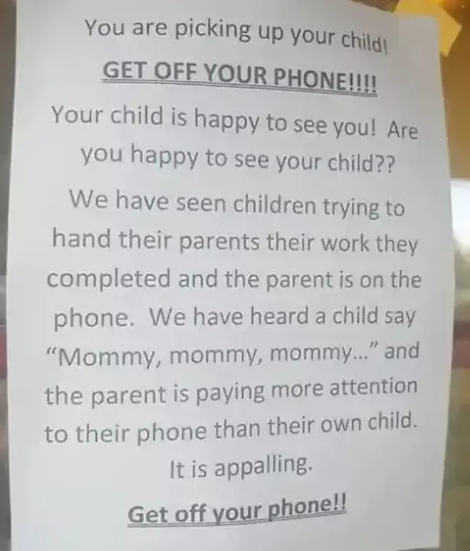 A nursery has gone viral for sharing this poster