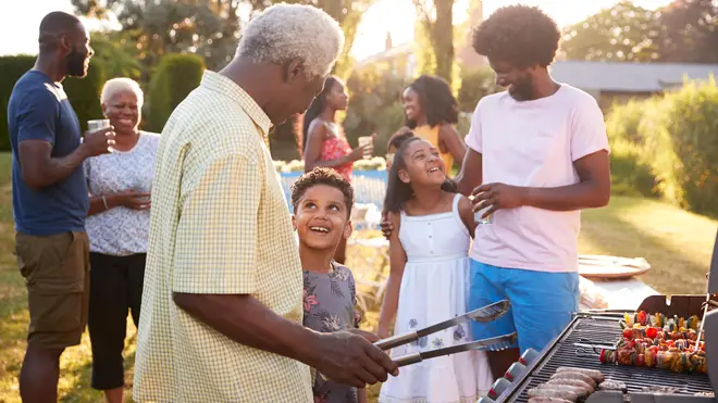 A grandad is asking for payment to look after his grandchild