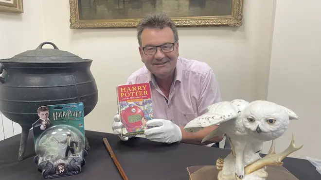 Richard has shown off the rare Harry Potter book