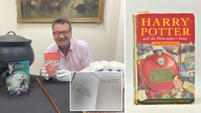 A Harry Potter book has gone for £10,500 after being bought for 30p
