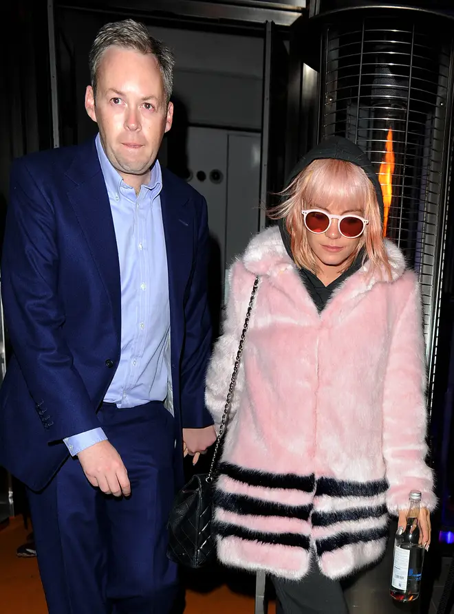Lily Allen and ex-husband Sam Cooper pictured in London, 2014