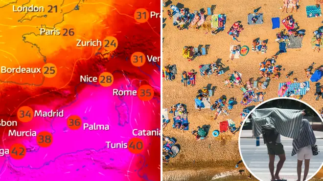 European heatwave: Brit holidaymakers warned over temperatures of 45C across Spain, Italy and Greece