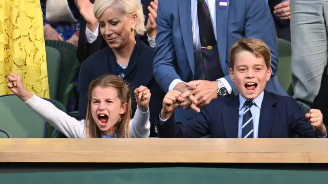 Princess Charlotte and Prince George attended Wimbledon this year