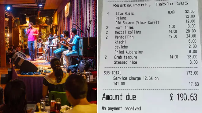 Some restaurant guests were left furious after they were charged extra