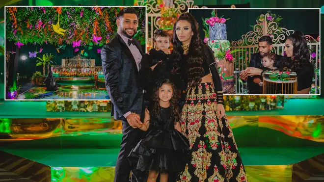 Amir Khan threw a £75k party for his daughter