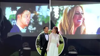 Stacey Solomon shares footage of Joe Swash's wedding vows as they mark anniversary