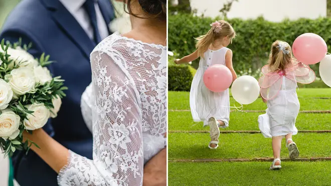 A bride has fallen out with her family after banning her nieces from her wedding.