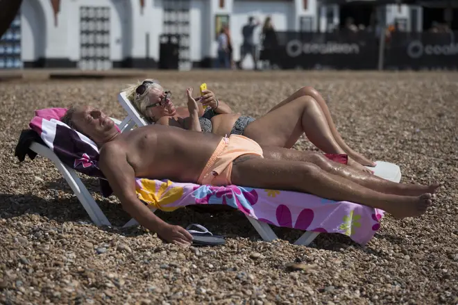 The warm air blazes in from Europe causing a hot spell which will hit its peak on Saturday.
