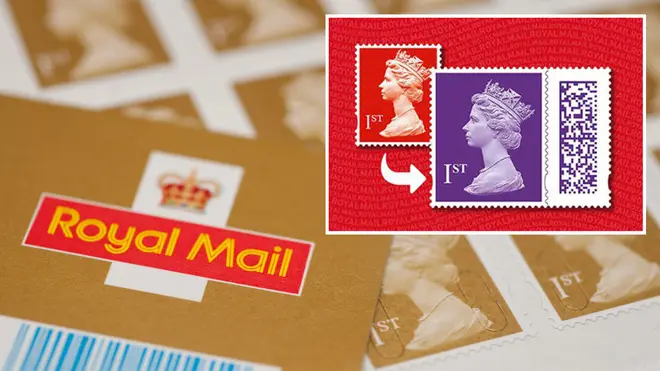 Old-style stamps are being replaced by ones with barcodes.