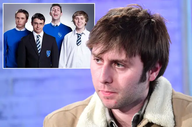 James Buckley has opened up about struggling with fame