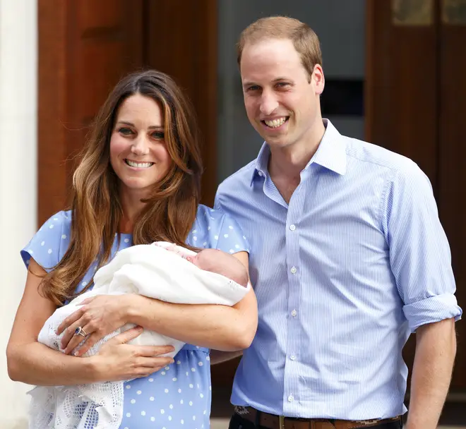 Prince William and Kate Middleton introduce their son, Prince George, to the world, 2013