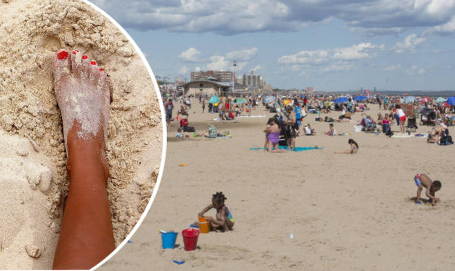 One savvy mum has discovered a budget hack that quickly removes sand from feet and toes.