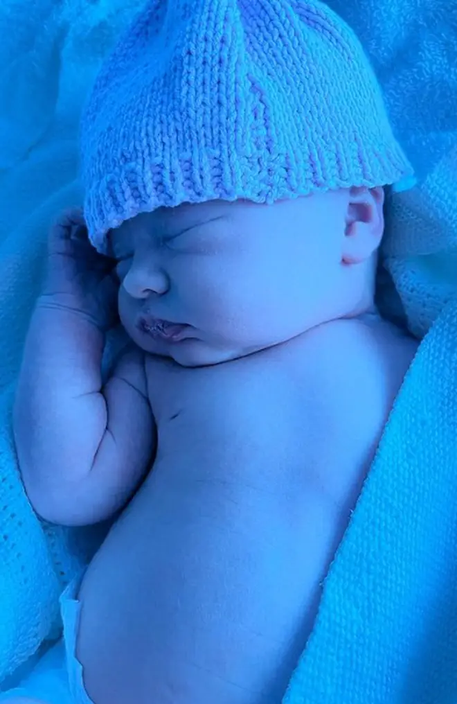Newborn Etta-Blue has brought a lot of joy to her parents