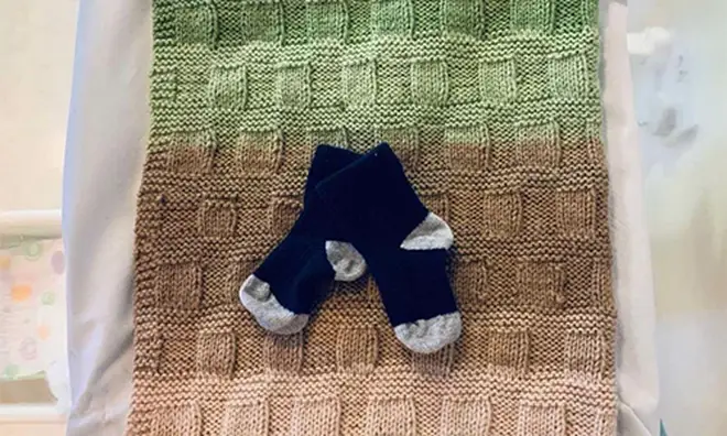 Ed Sheeran shared a picture of tiny socks to announce the arrival of both his daughters