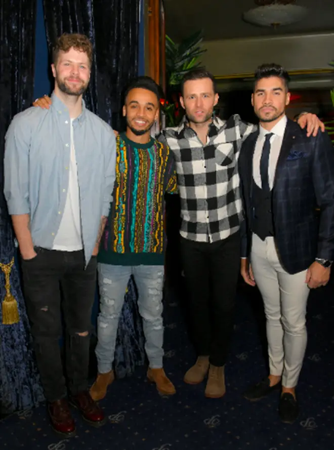 Rip It Up Aston Merrygold, Louis Smith, Harry Judd and Jay McGuinness