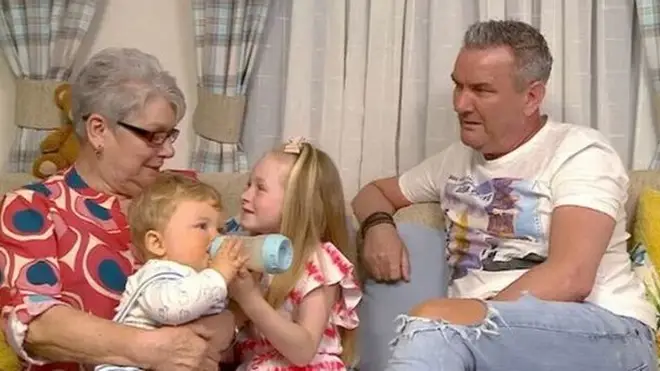 Jenny's two other great-grandchildren appeared on the show in May this year.