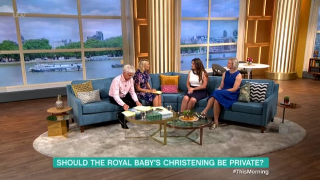 This Morning hosted a debate on whether Meghan and Harry were right to celebrate Archie's christening in private