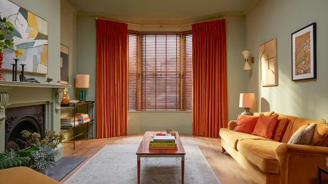 The window area and how you dress them can make a huge difference to the feel of your room