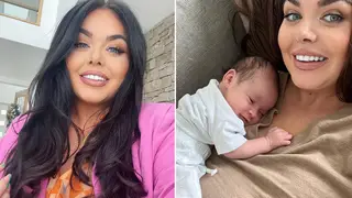 The new mum has clapped back at cruel trolls on Instagram.