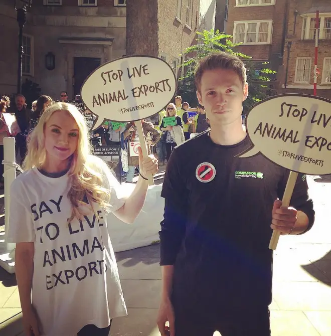 Evanna Lynch and Robbie Jarvis are passionate about animal rights