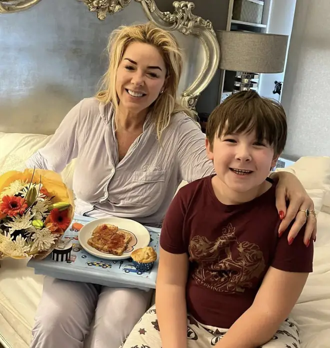 Claire Sweeney celebrates Mother's Day with her son, Jaxon