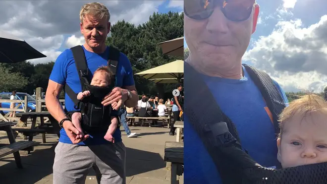 Gordon Ramsay has divided opinion over his baby sling
