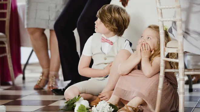 The bride confronted her sister-in-law [stock image[