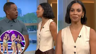 This Morning's Andi Peters takes awkward swipe at Rochelle Humes' singing career