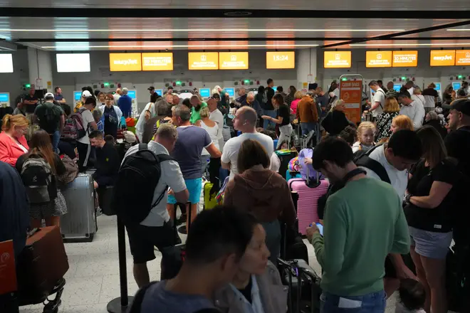 Airlines and airports are encouraging people to check their flight status before travelling to the airport