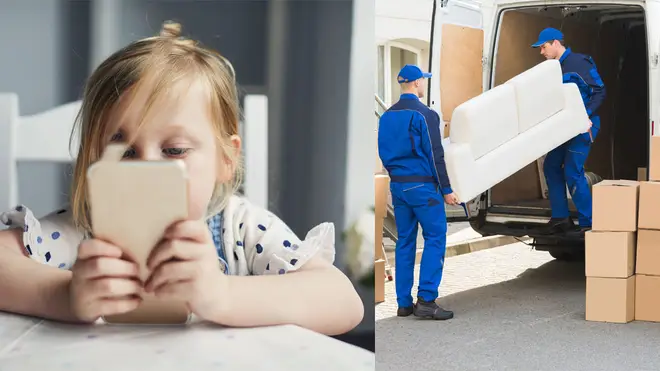 A mum was stunned when a sofa arrived after her daughter used her iPhone