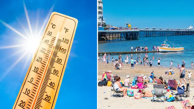 The warm weather is set to hit the UK next week