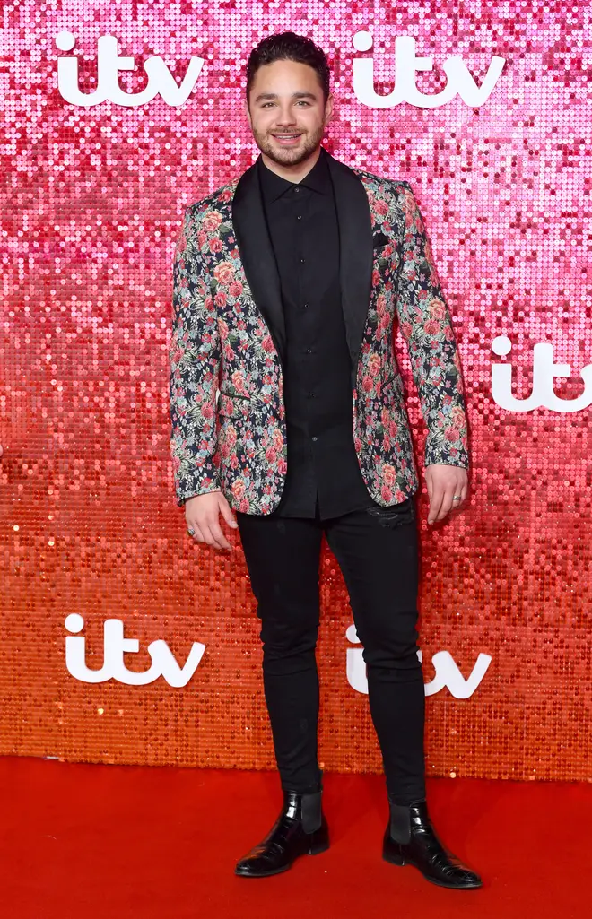 Adam Thomas attends the ITV Gala, 2017