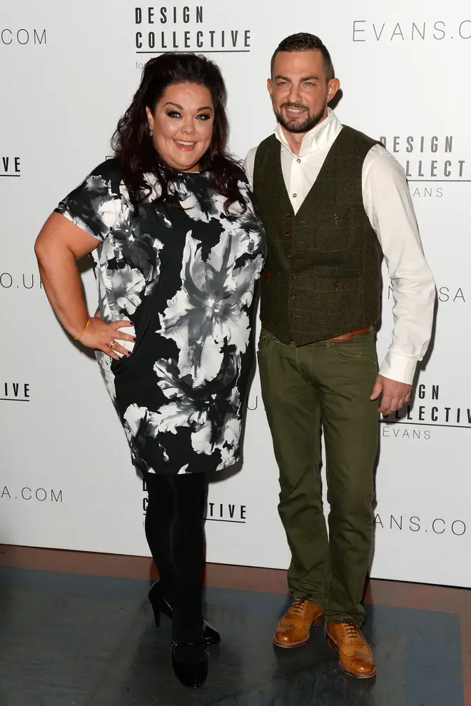 Lisa Riley was paired with Robin Windsor when she was on Strictly (pictured 2014)
