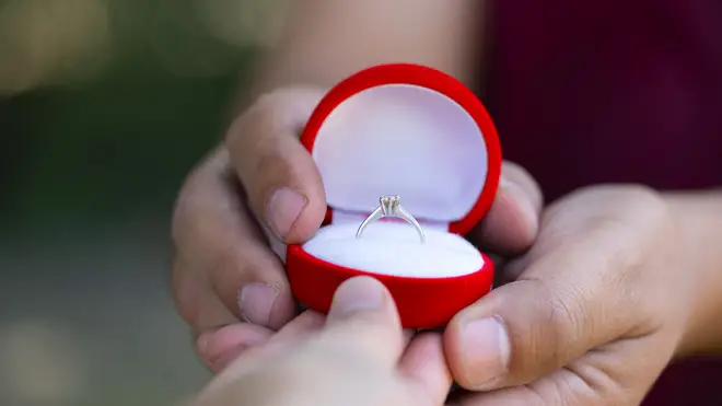 The man thought this was the right time to pop the question [stock image]