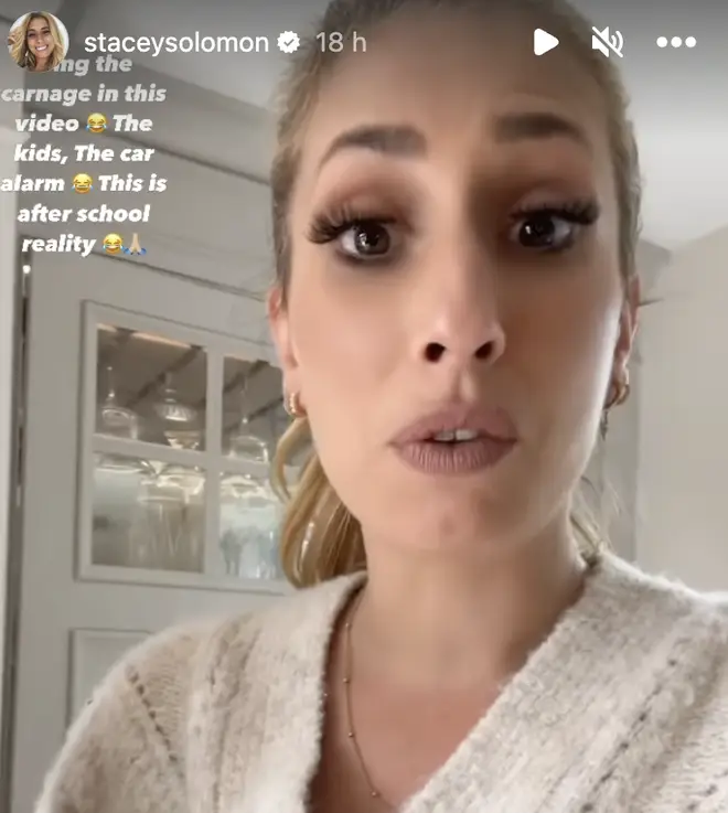 Stacey Solomon posted an explainer on Instagram