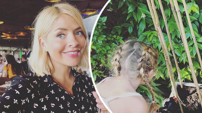 Holly has shared a rare photo of her daughter