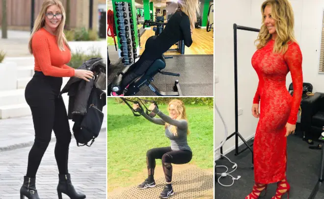 Carol Vorderman has opened up about her intense workout routine, which helps her to maintain her 25-inch waist and perfect bum.