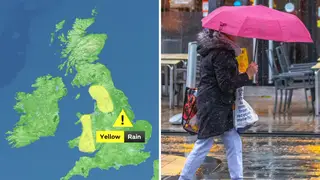 The Met Office have issued a Yellow weather warning for Tuesday and Wednesday