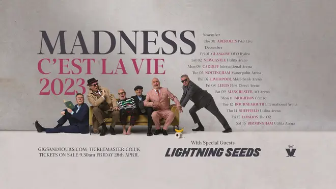 Madness have announced their C'est La Vie 2023 tour with tickets on-sale now