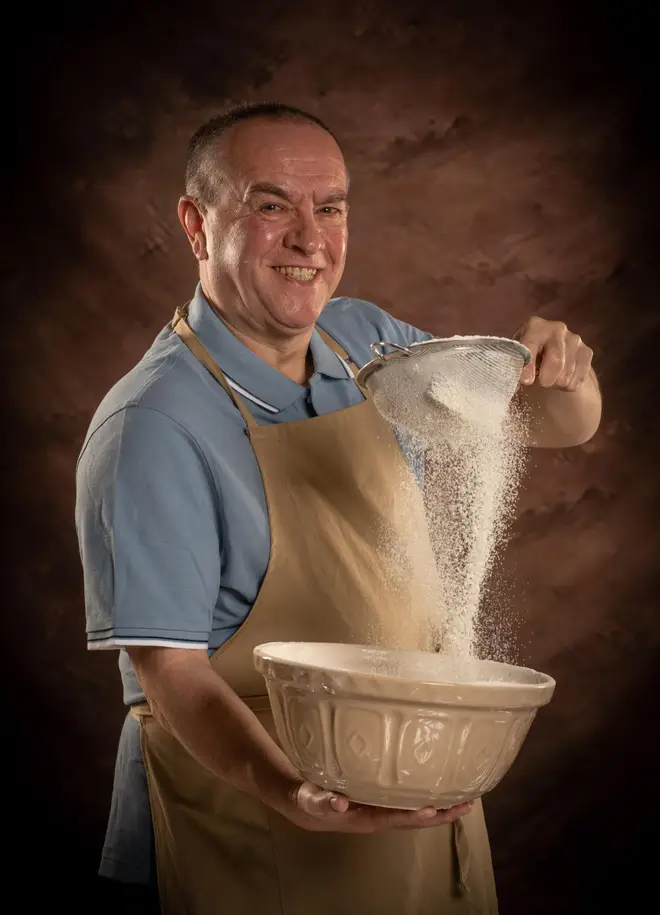 Keith is a 60-year-old chartered accountant looking to bake up a storm in the tent
