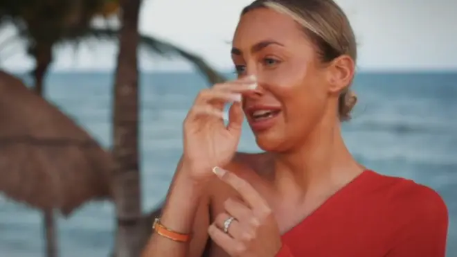Married At First Sight's Ella was left in tears following an argument with new husband Nathanial