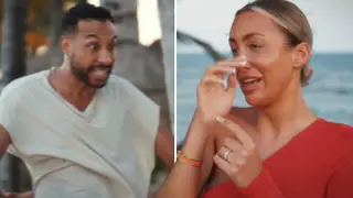 Married At First Sight's Ella and Nathanial in explosive row