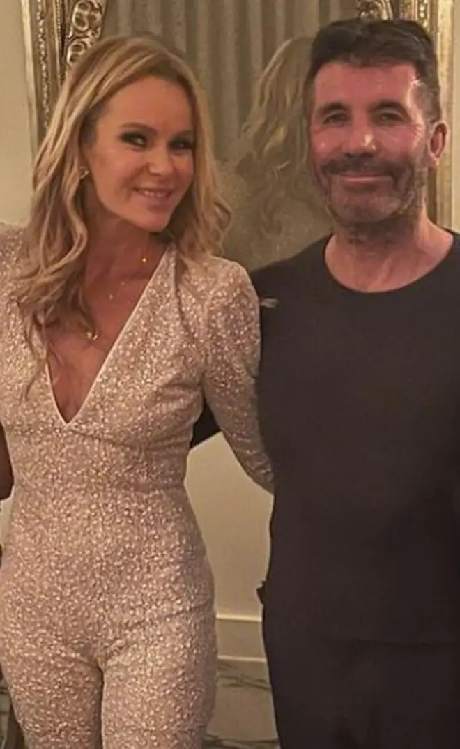 Amanda Holden has spoken openly about her friendship with Simon Cowell