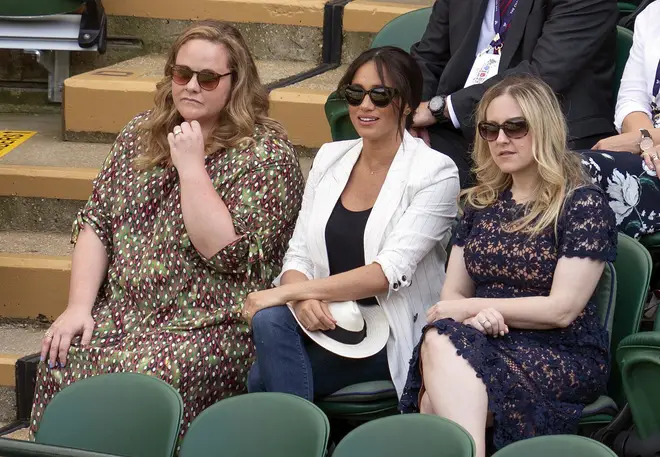 Meghan attended Wimbledon with her two best friends